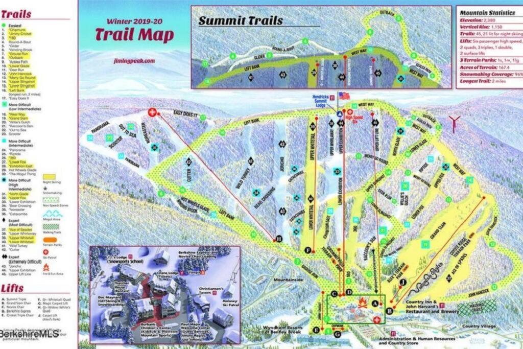 Deluxe Ski On Off 1Br Suite Sleeps 4 On Jiminy Mtn Hancock Luaran gambar